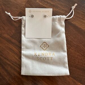 Kendra Scott Dira Coin Stud Earrings in Silver